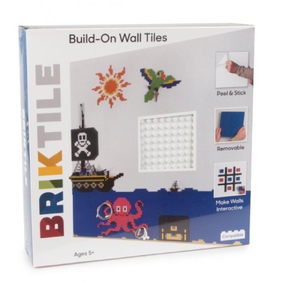 Brik Tile - Wall & Table Building Kit - Compatible with Major Brands (Black) - Picture 13 of 15